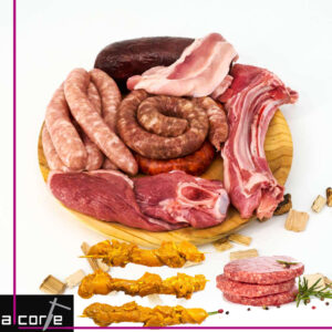 Lote para de carne para barbacoa